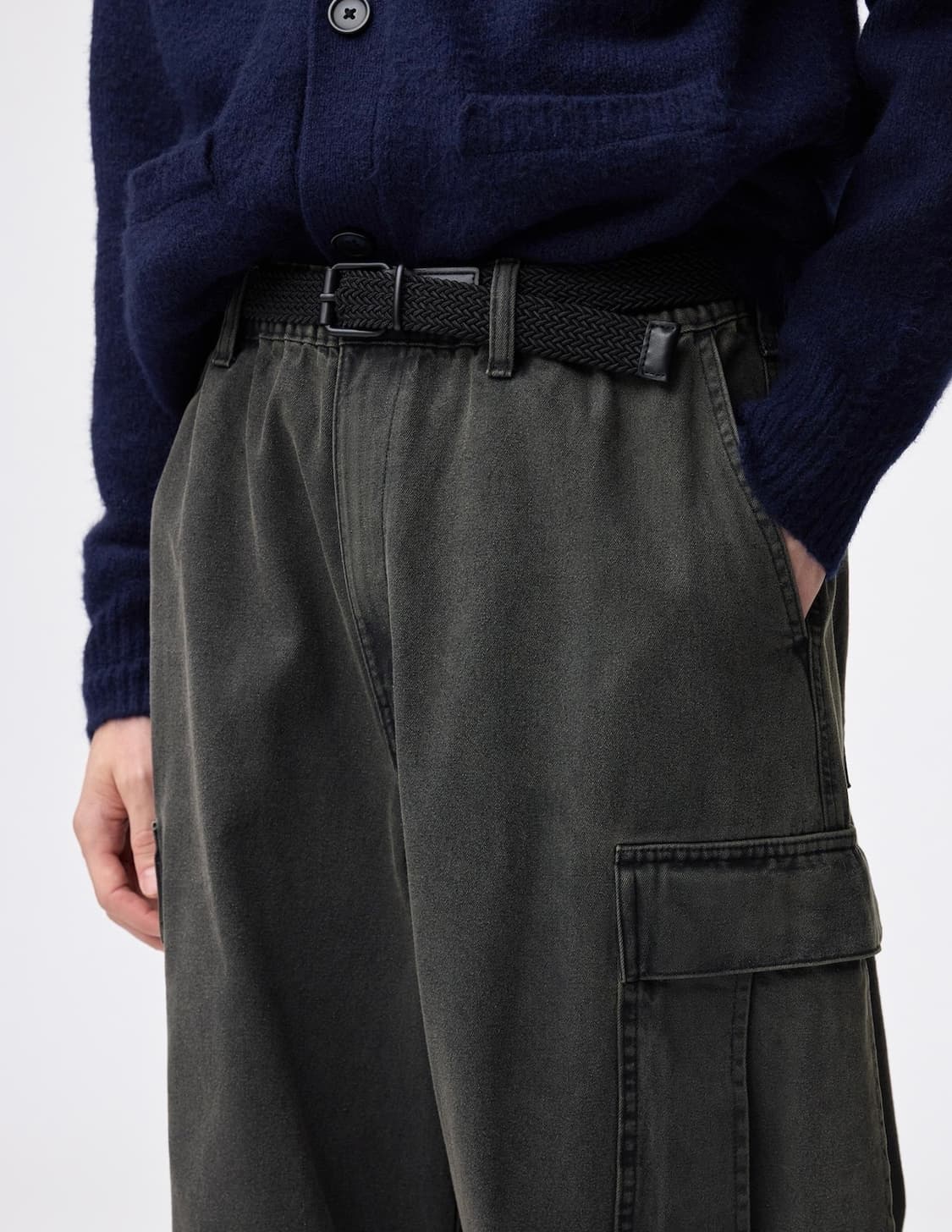 GU데님슈퍼와이드카고팬츠 m사이즈 상품이미지2