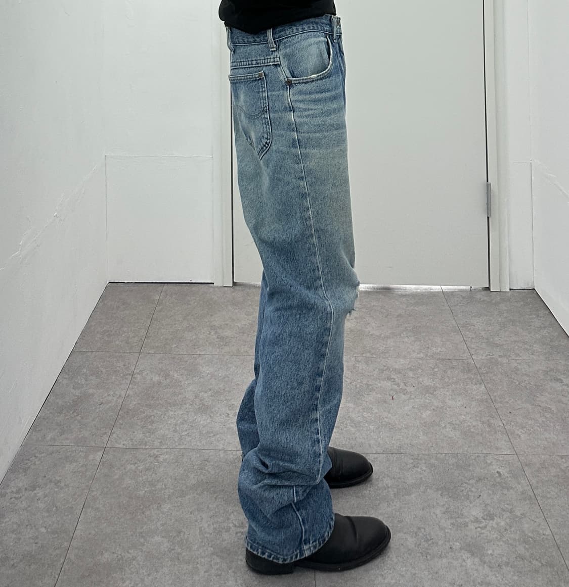 LEE Distressed washing denim jeans 상품이미지5