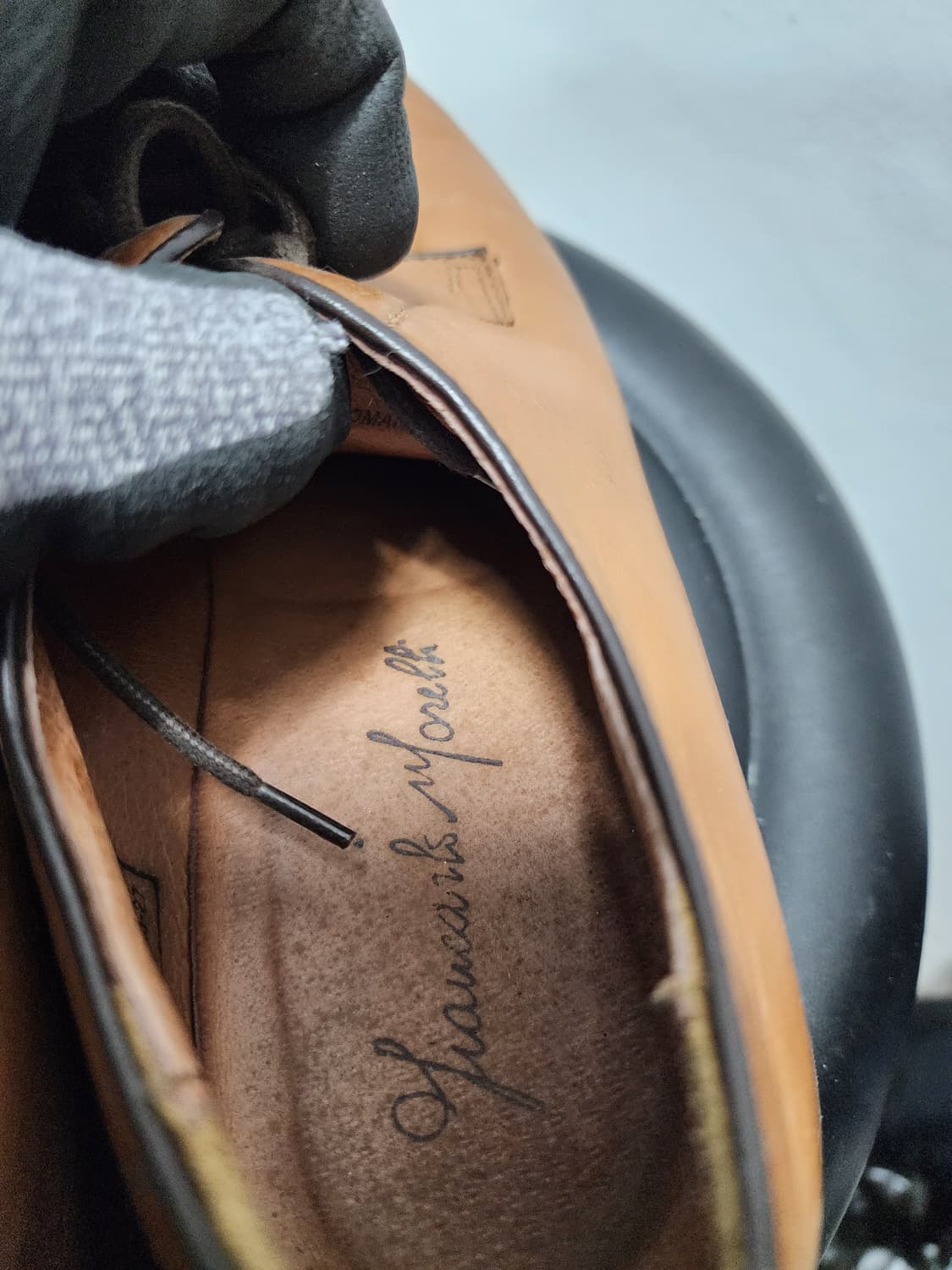 장까를로모렐리 빈티지 브라운 구두  상품이미지6