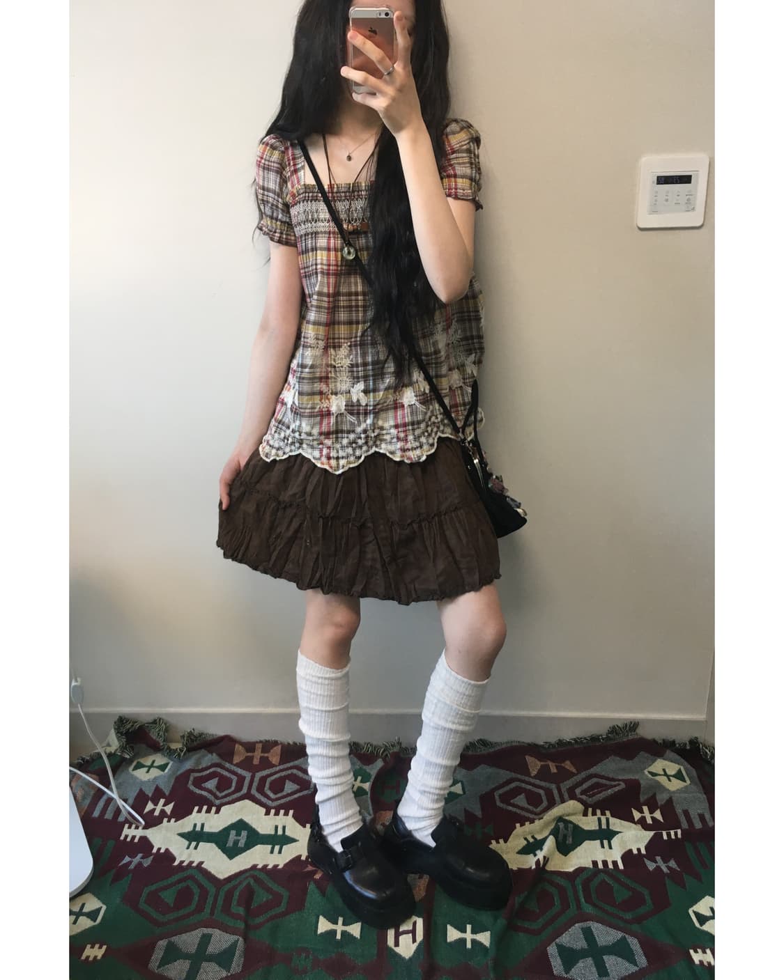 forest check girl set (3p) 상품이미지3