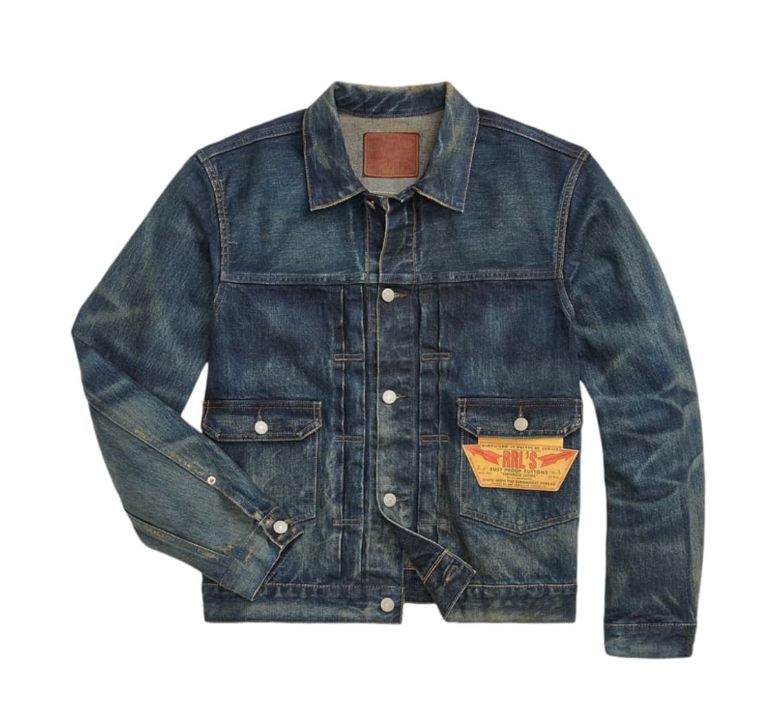 rrl 더블알엘 웨스트뷰 데님 트러커 자켓 XL 상품이미지1