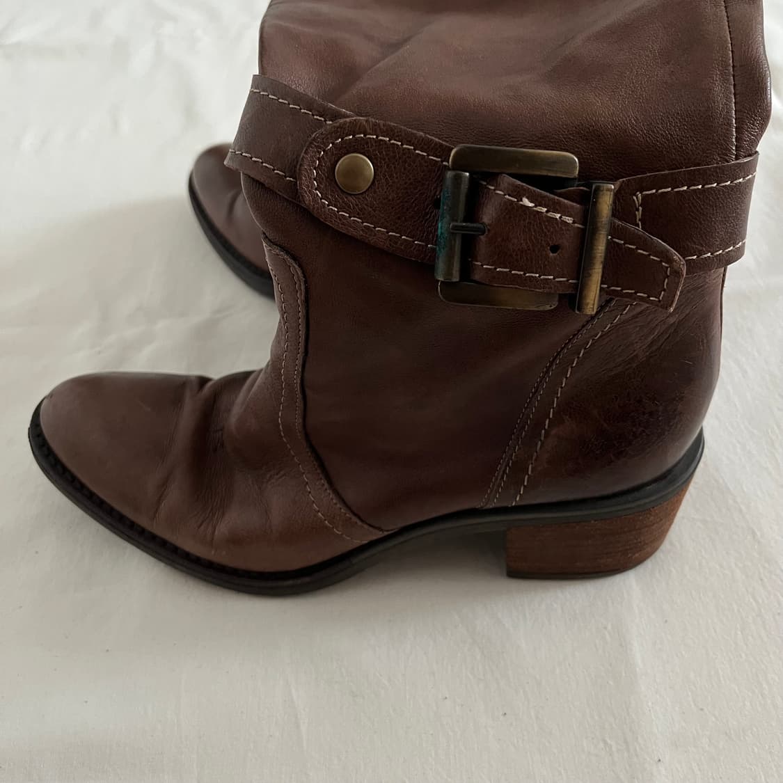 vintage leather boots 상품이미지3