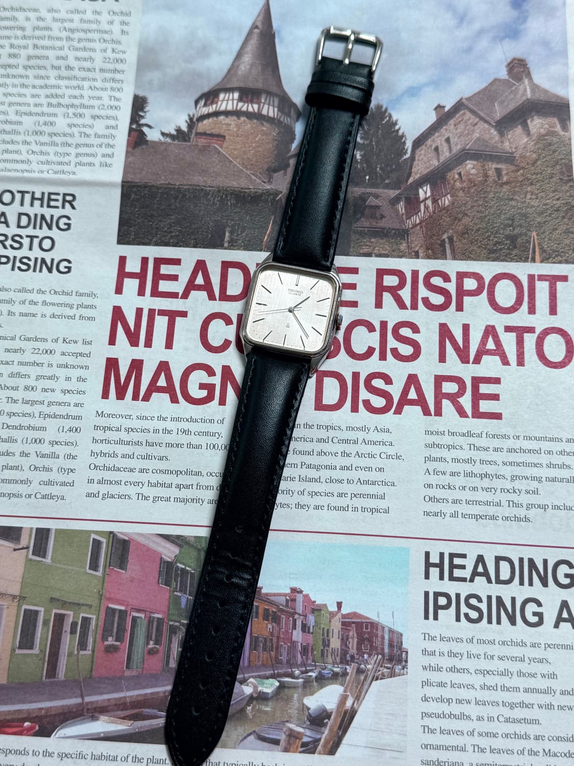 Seiko 세이코 쿼츠 리넨 다이얼 스퀘어 1979 상품이미지2