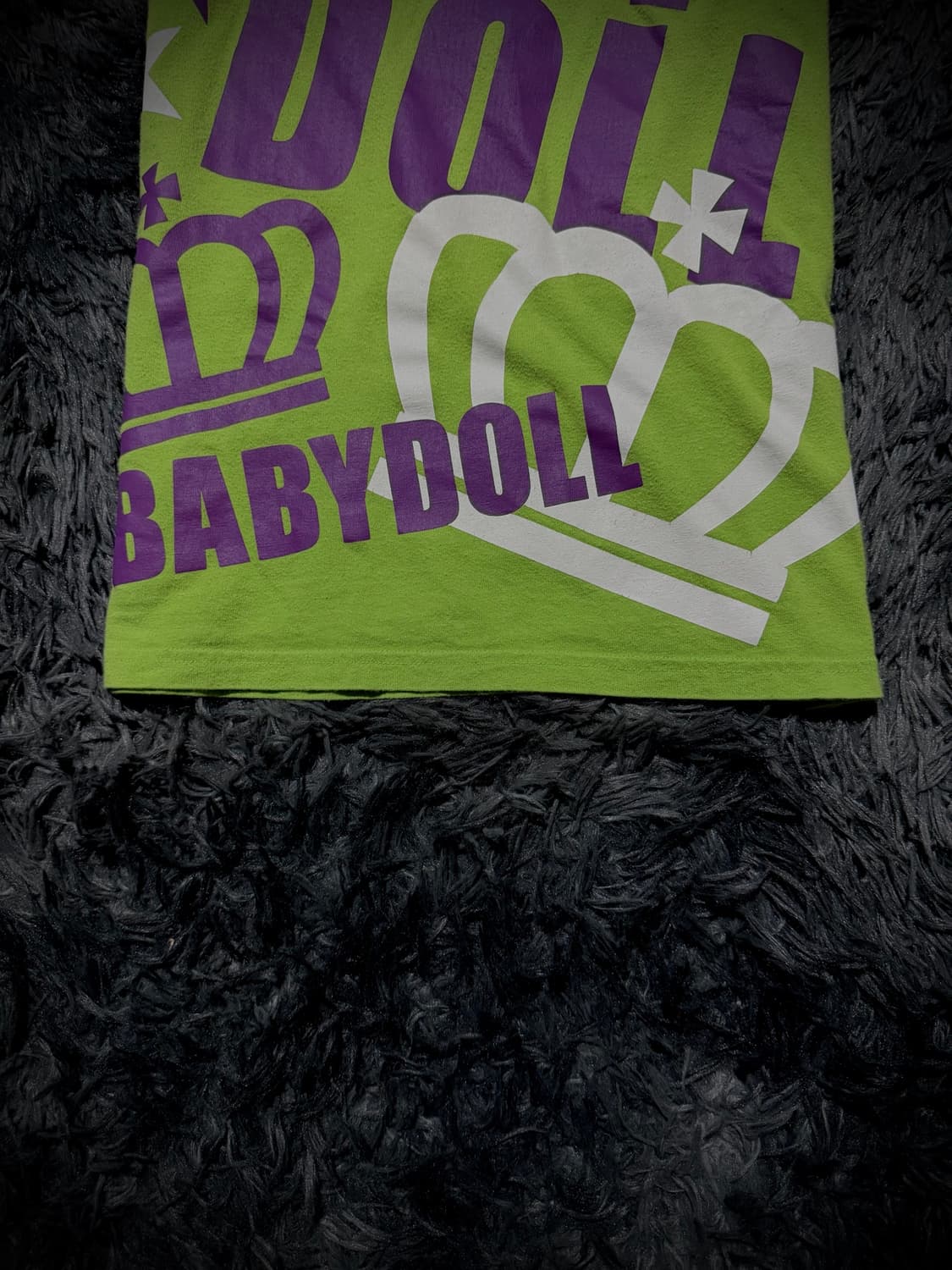 BABY DOLL 멀티컬러 크라운 프린팅 레터링 반팔 티셔츠 상품이미지4