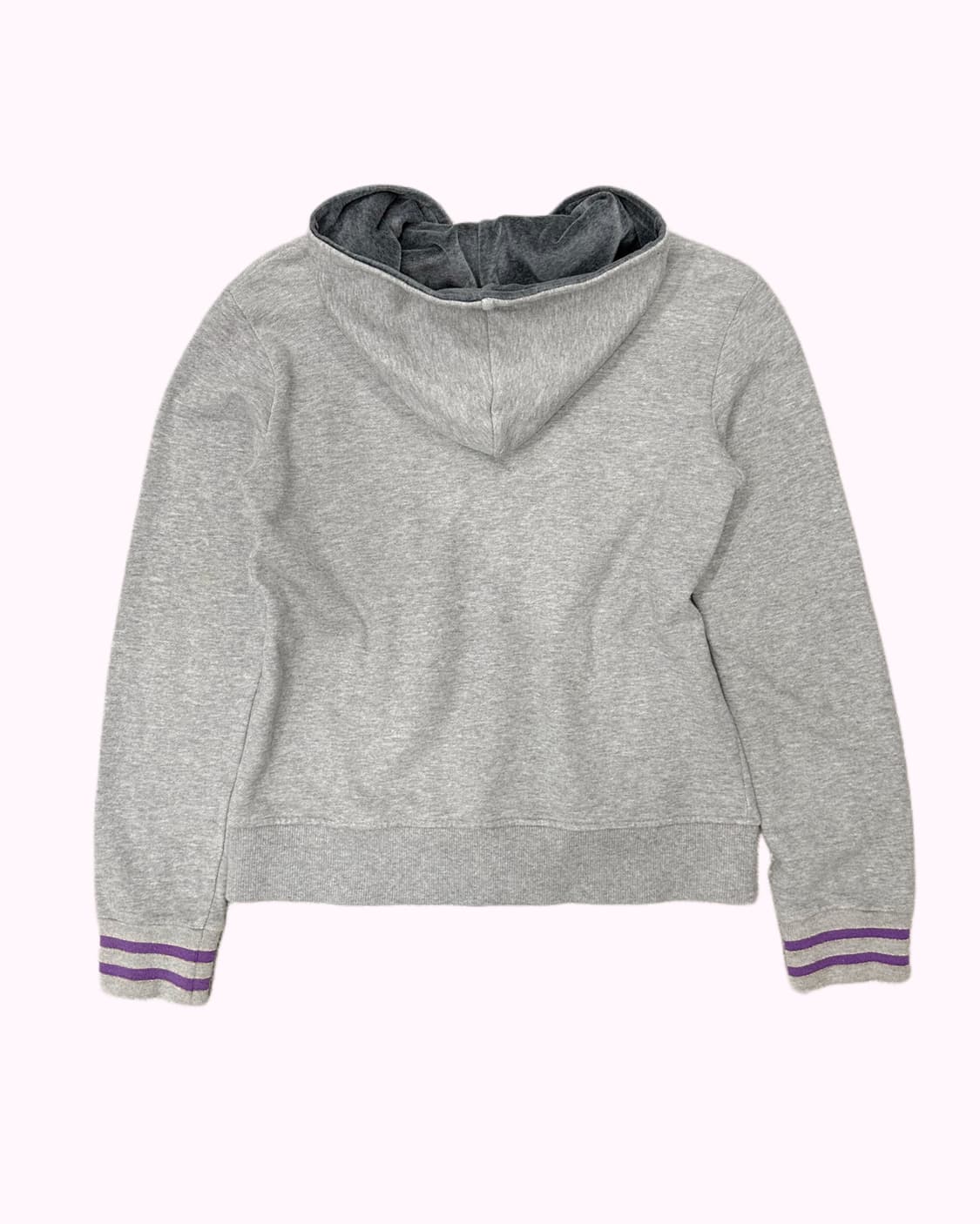 y2k logo grey hood zip-up 상품이미지4