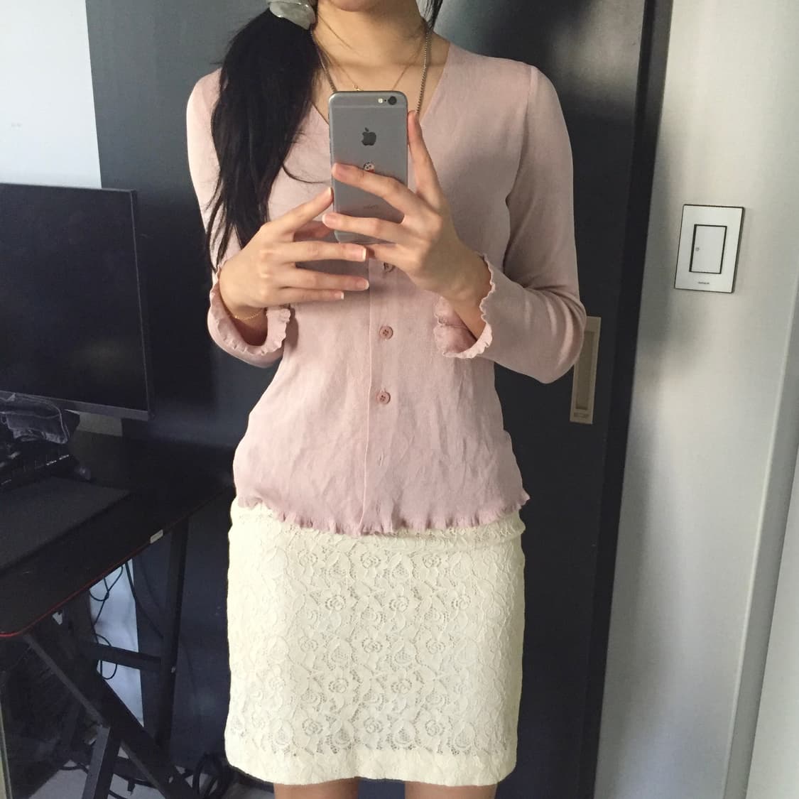 comme ca models 플라워 레이스 페어리 히메갸루 스커트 상품이미지1