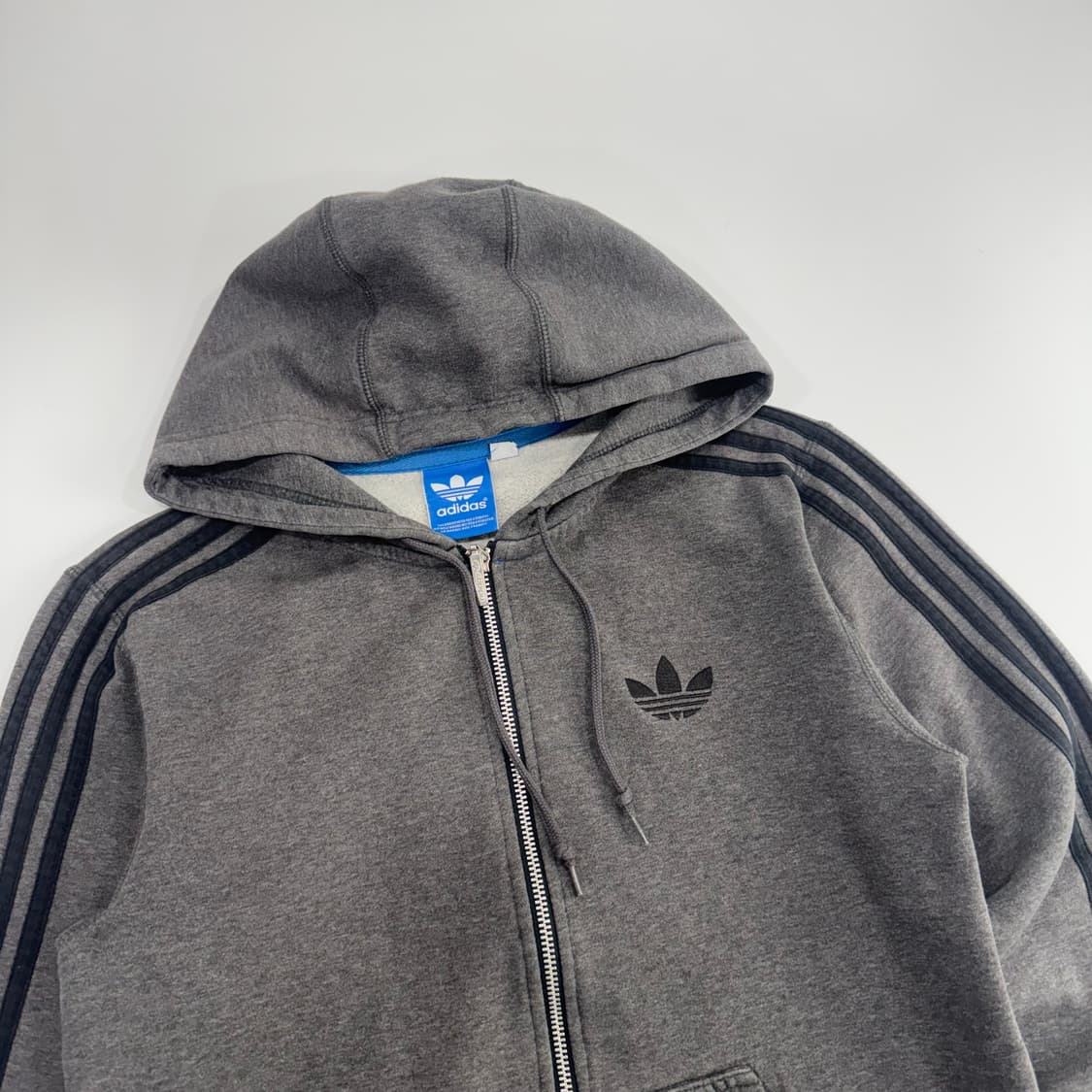 Adidas 아디다스 파이어로고 그레이 후드집업 상품이미지4