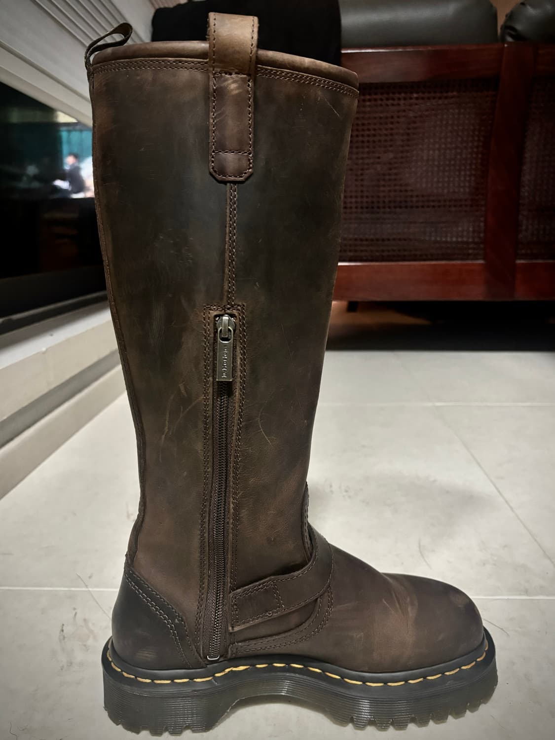 닥터마틴 애니스톤 니하이 브라운   BRW / 41871200 상품이미지6