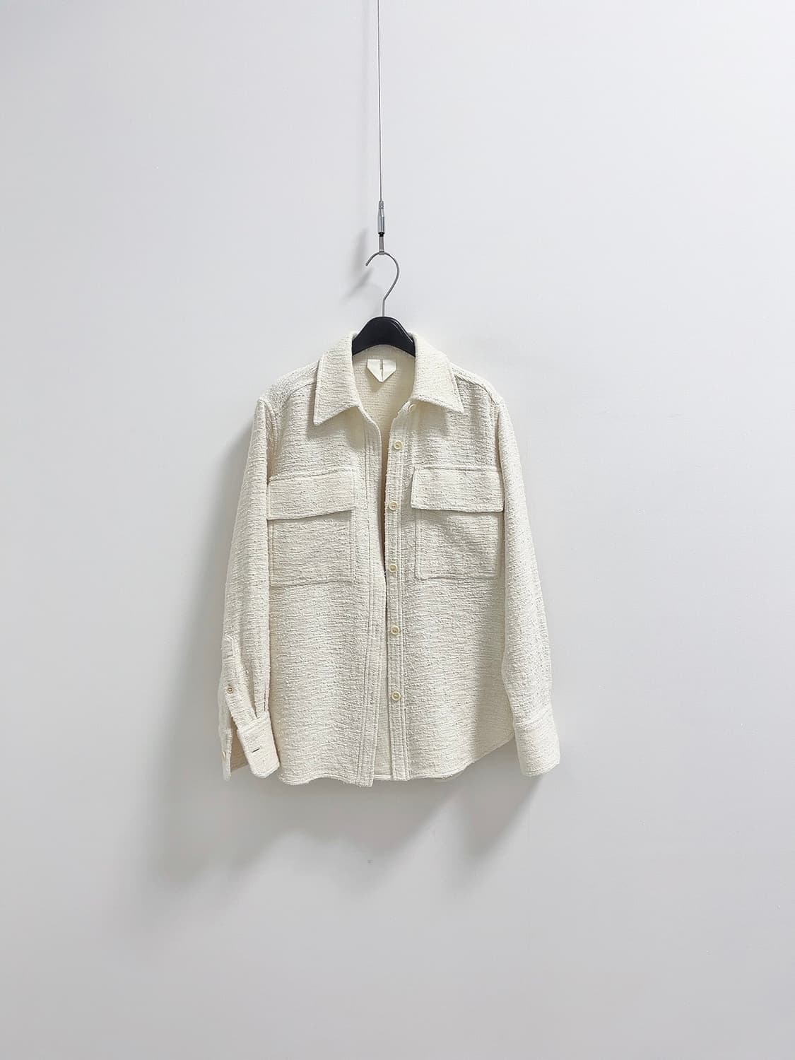 아르켓 코튼 트위드 셔츠 자켓 상품이미지3