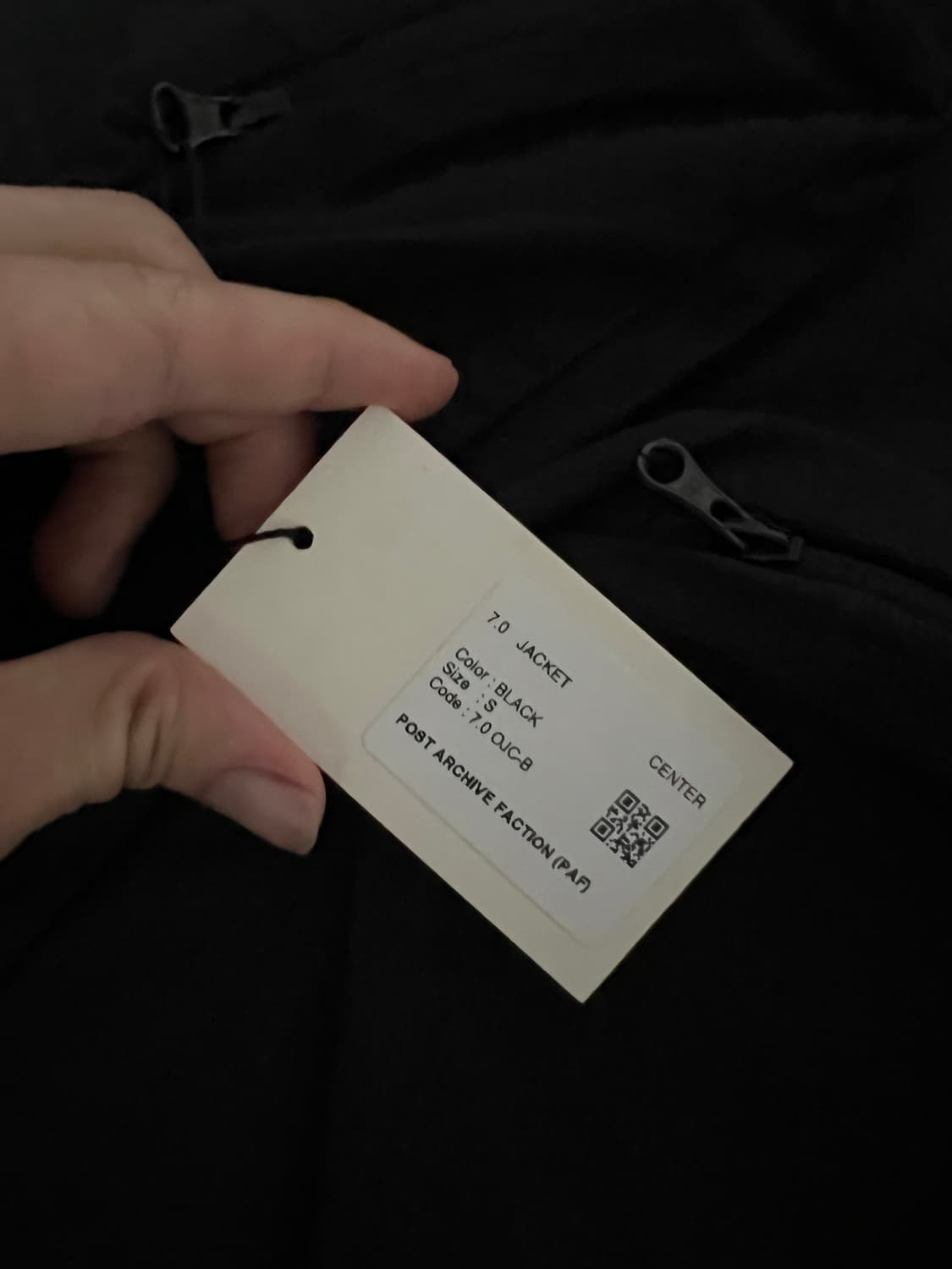 (S) 정가 100 PAF 7.0 자켓 센터 블랙 새상품 파프 블레이저 상품이미지5