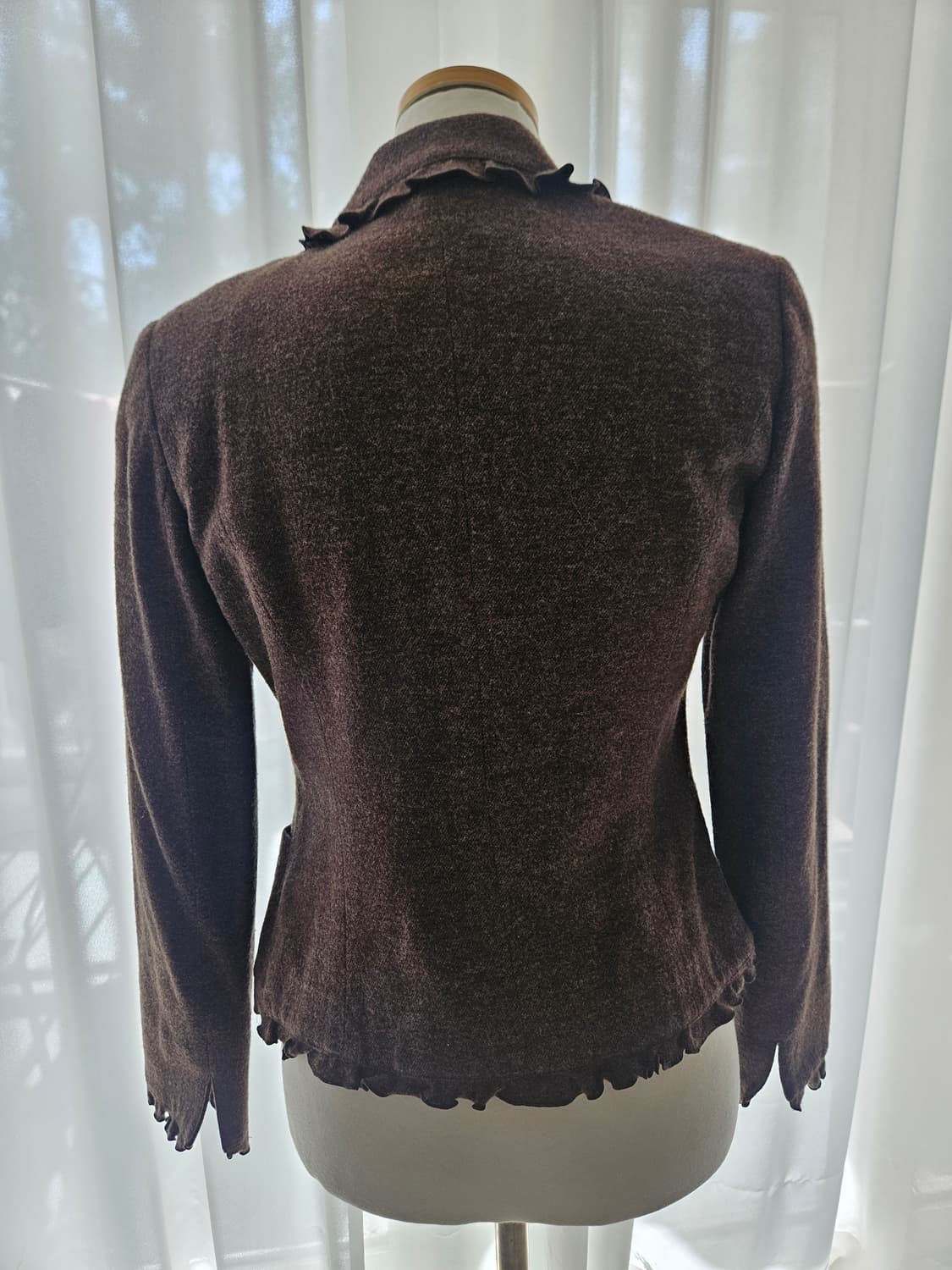 꾸레쥬 브라운 프릴자켓 상품이미지4