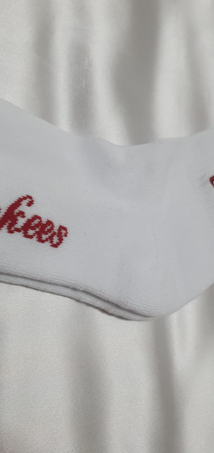 화이트 레드 레터링 로고 뉴에라 양말 상품이미지3