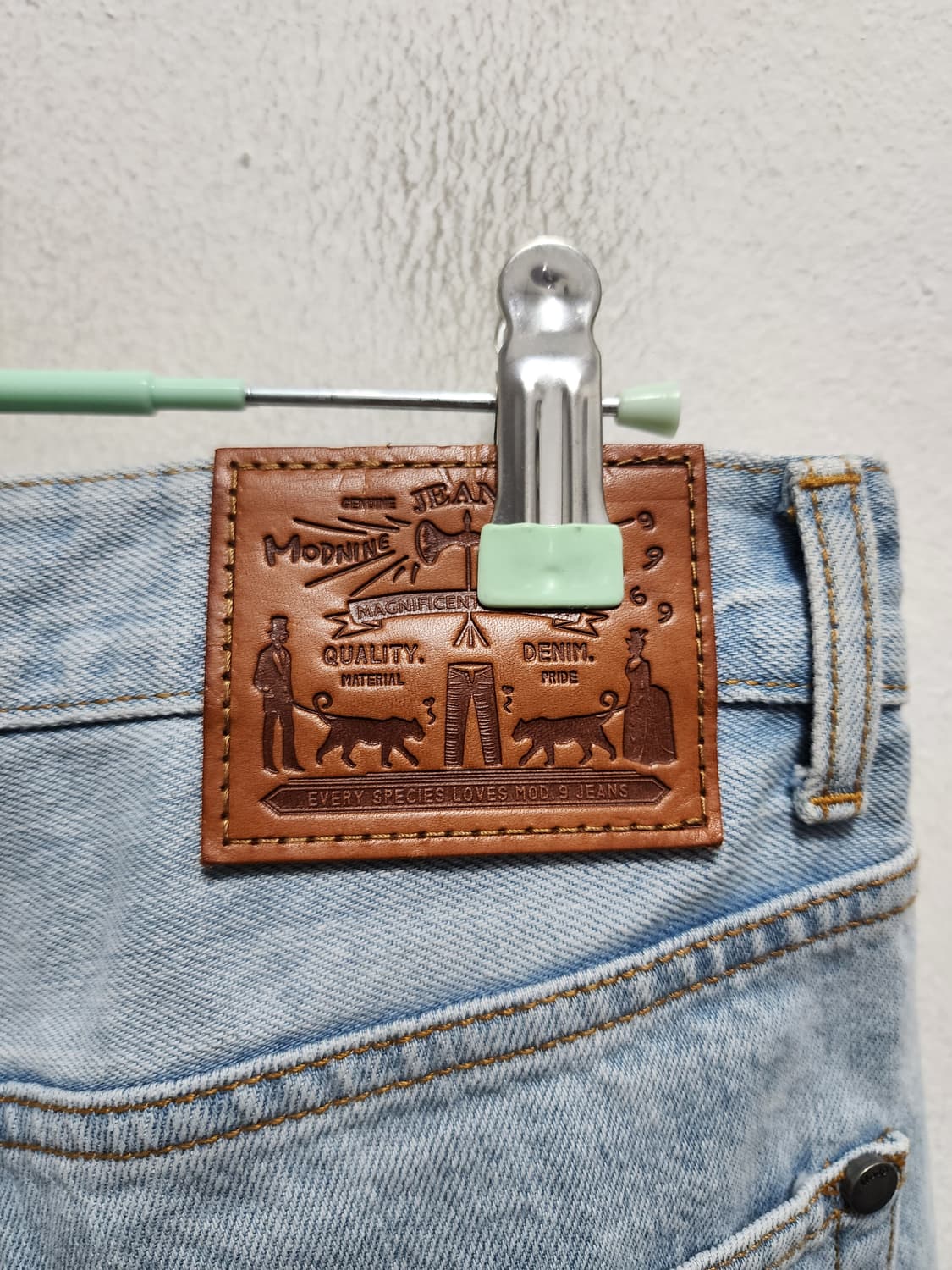 모드나인 MOD.9 연청 바지 상품이미지4