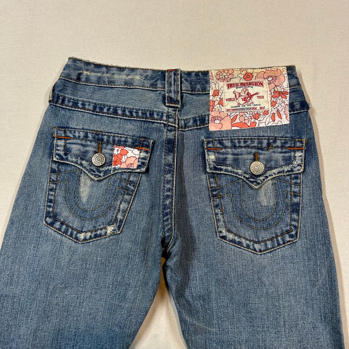 28inch) 트루릴리전 패치워크 부츠컷 데님 청바지 상품이미지2