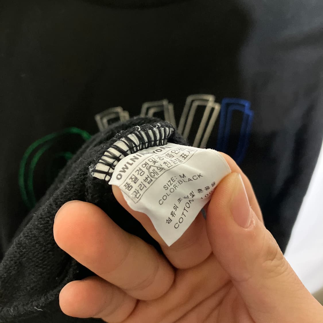 M)아울나인티원 맨투맨 스웻셔츠 상품이미지4