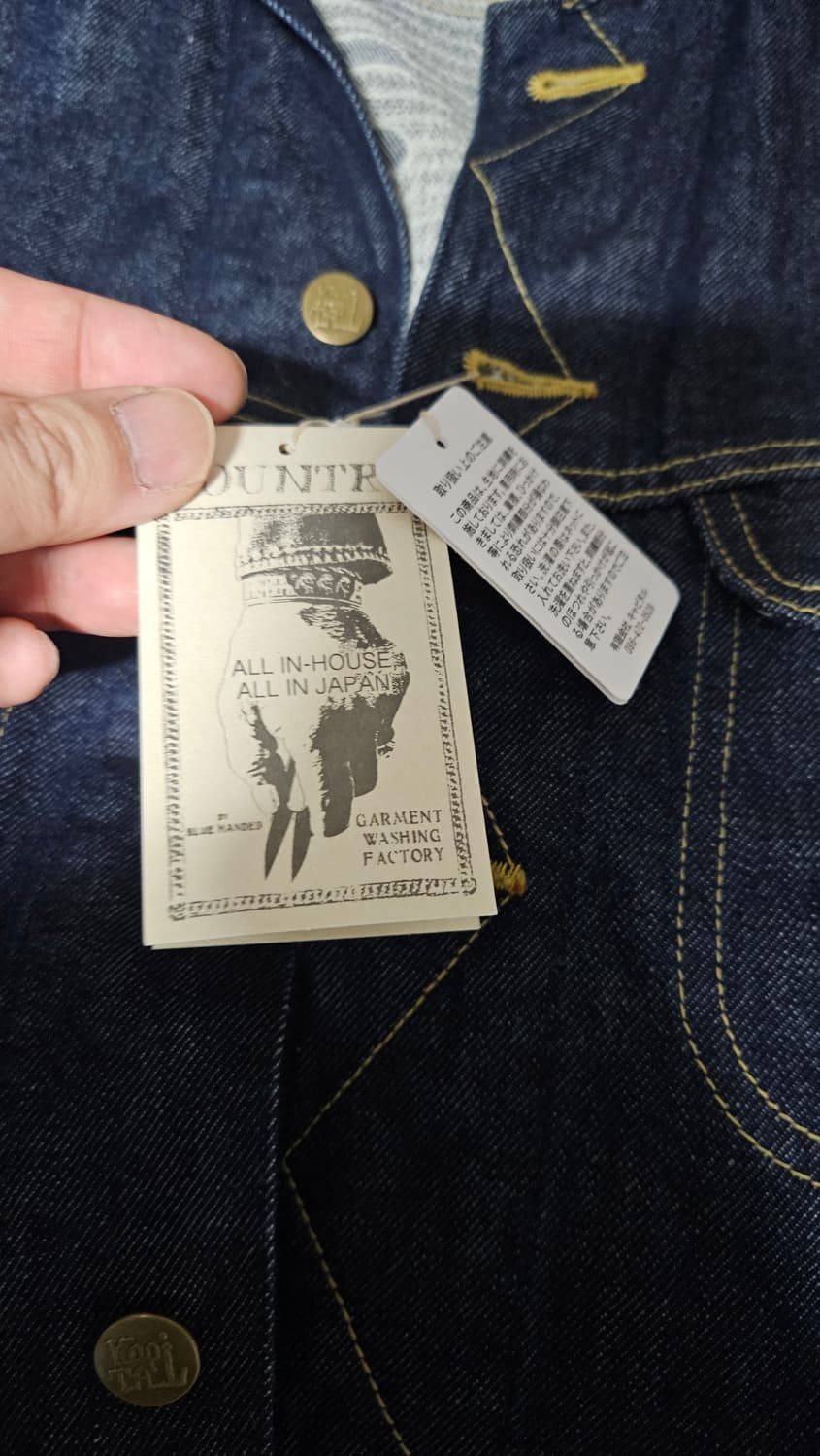 캐피탈 본 데님 자켓 48사이즈 상품이미지3