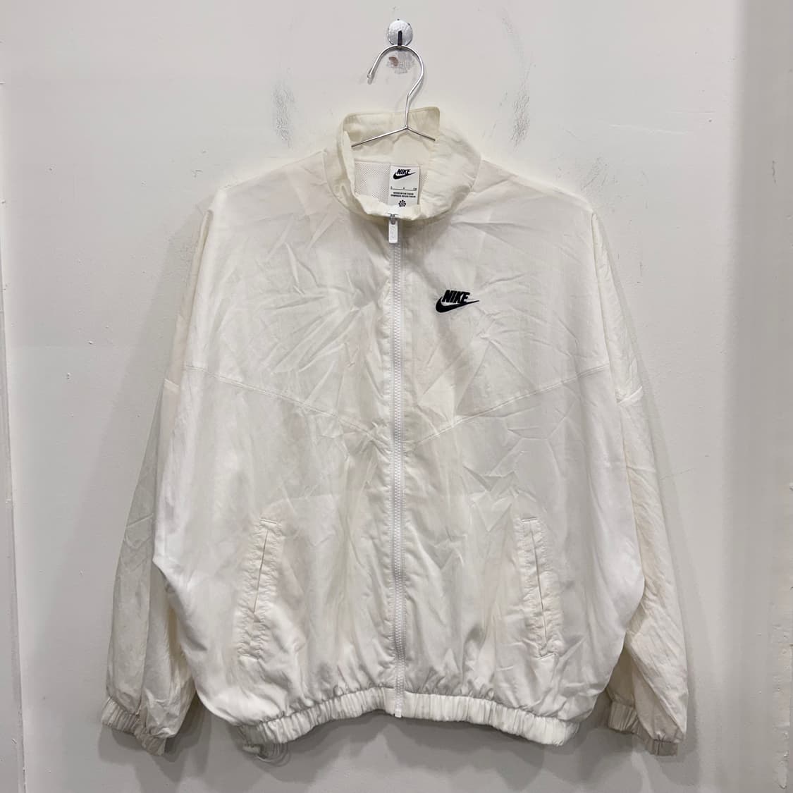 나이키 자수로고 이너메쉬 루즈핏 크롭 바람막이 상품이미지2