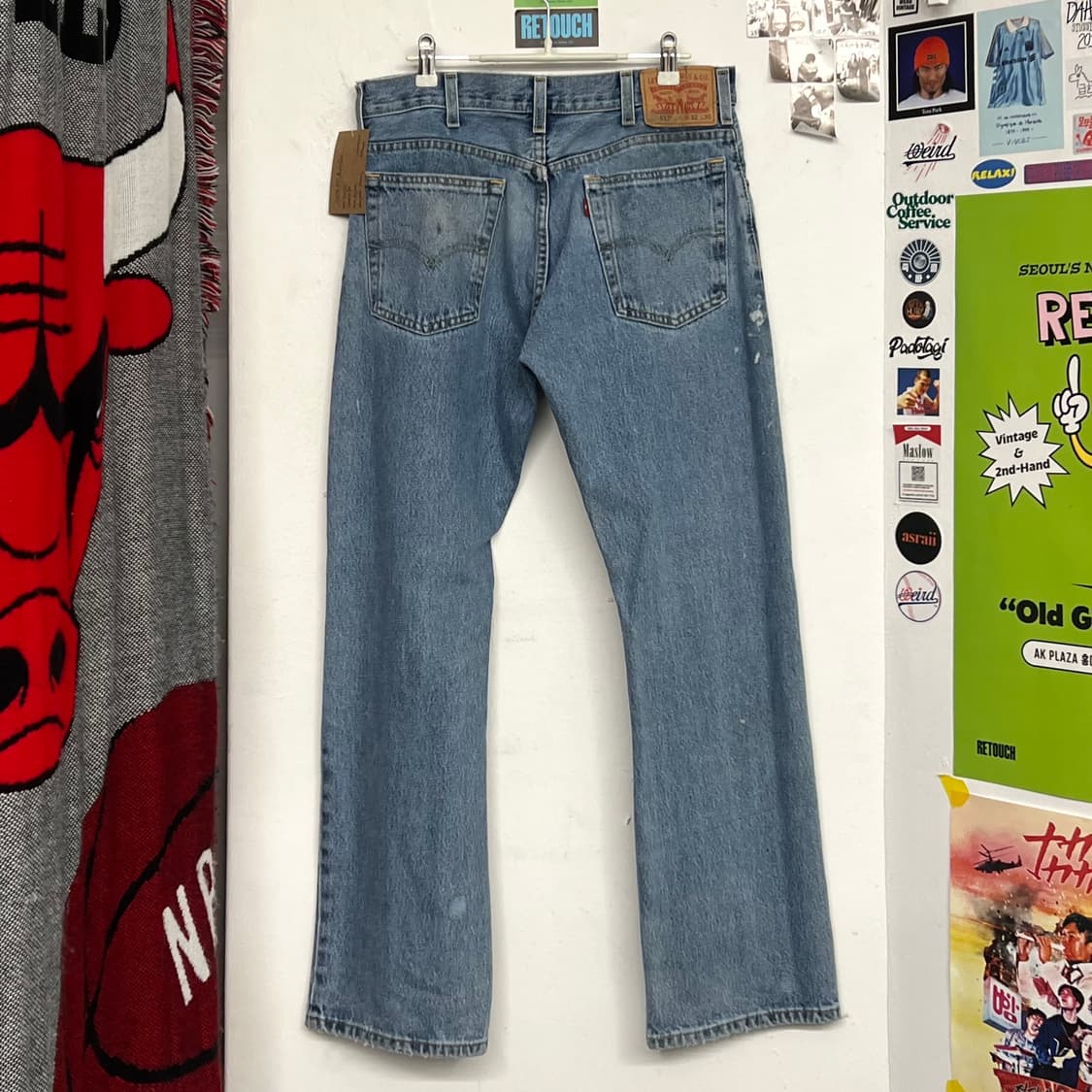 10‘s 리바이스 517 중청 더티워싱 상품이미지7