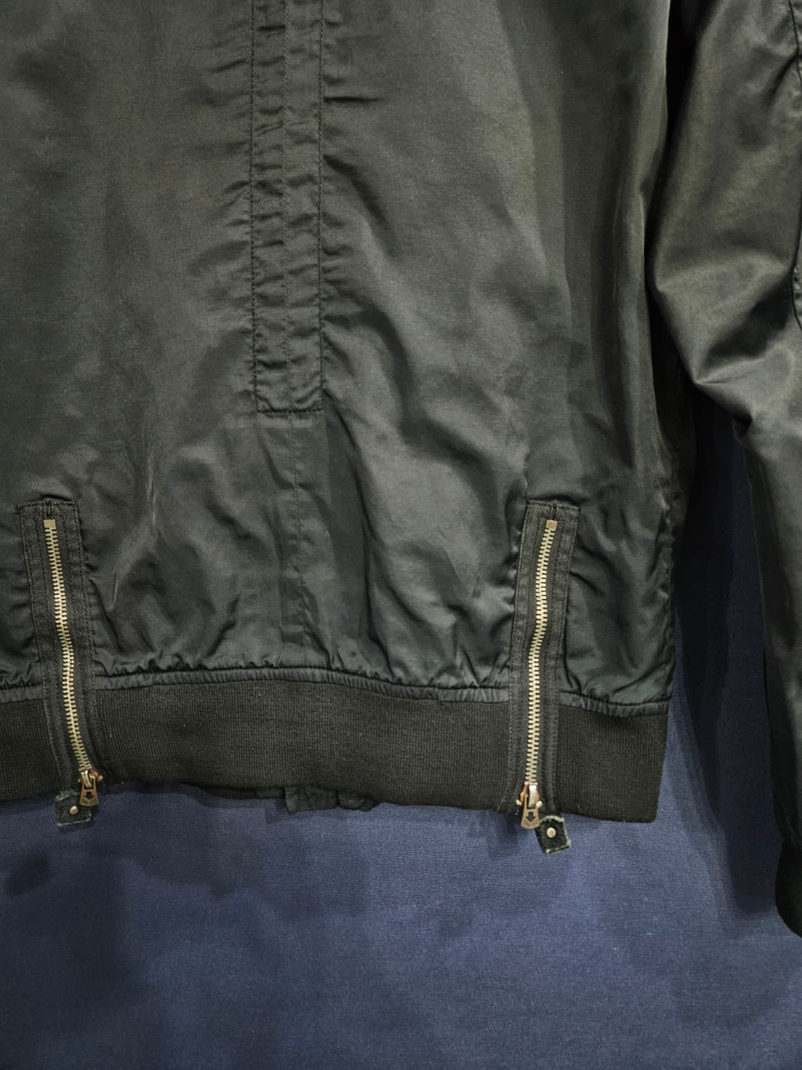 디젤 블랙 남성 95 항공점퍼 자켓  상품이미지9