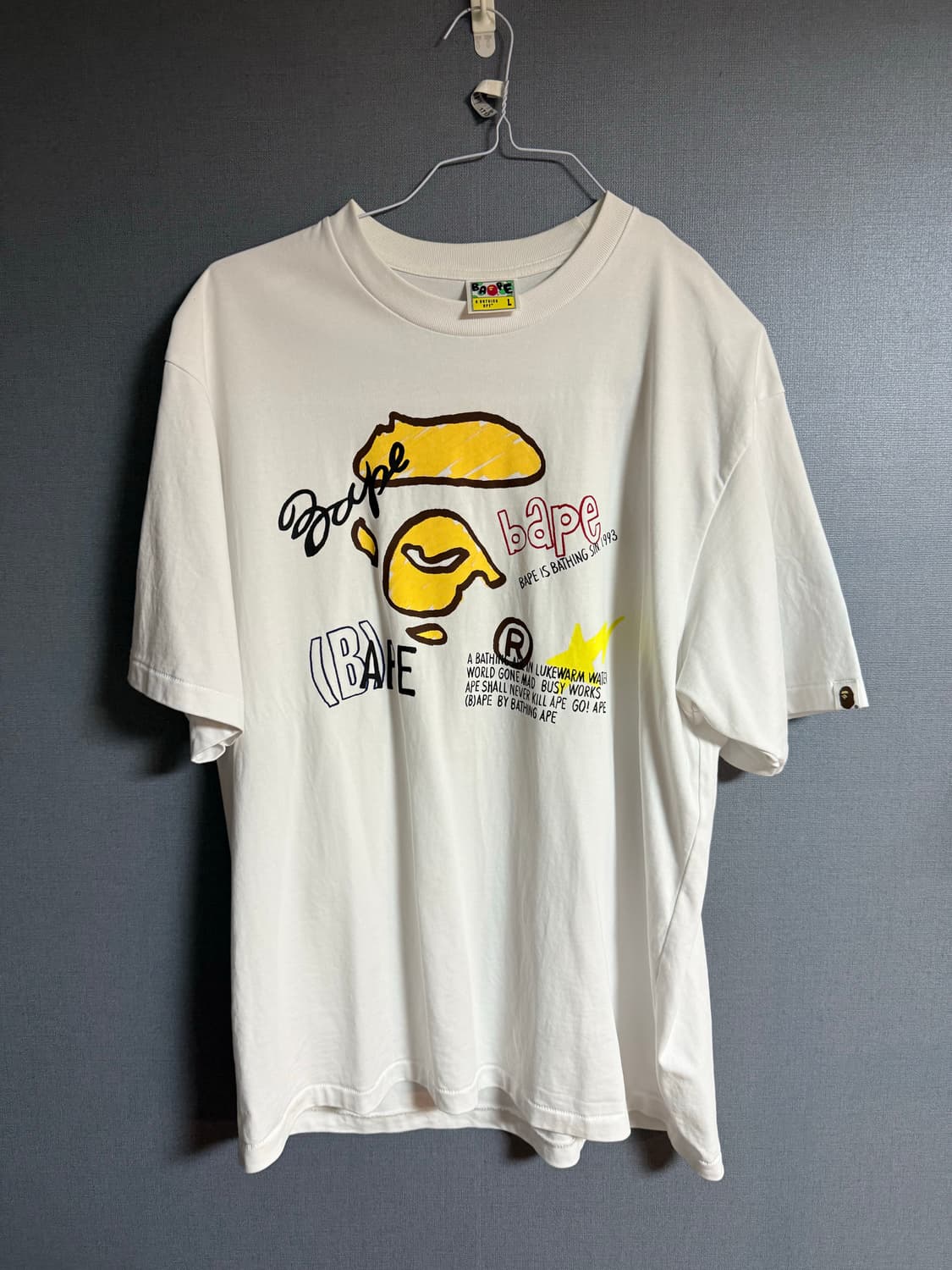 베이프 반팔 L 상품이미지1