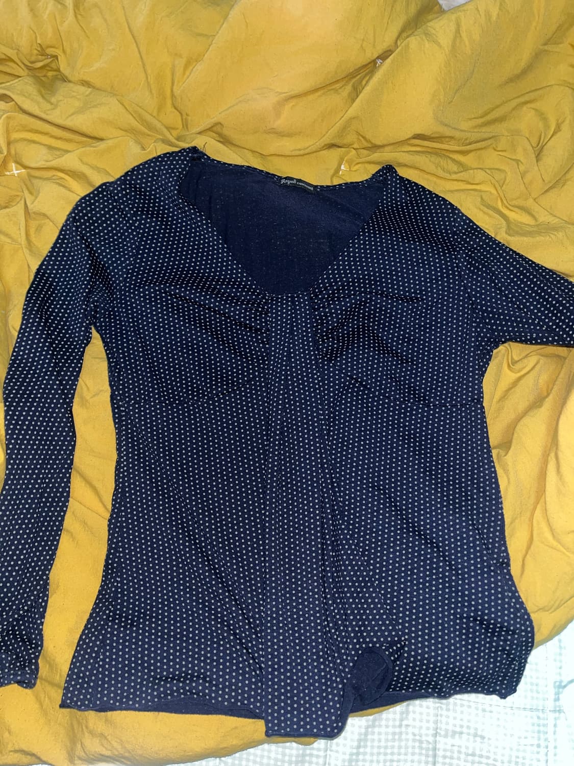 빈티지 차일드매거진 도트 리본 탑 상품이미지1