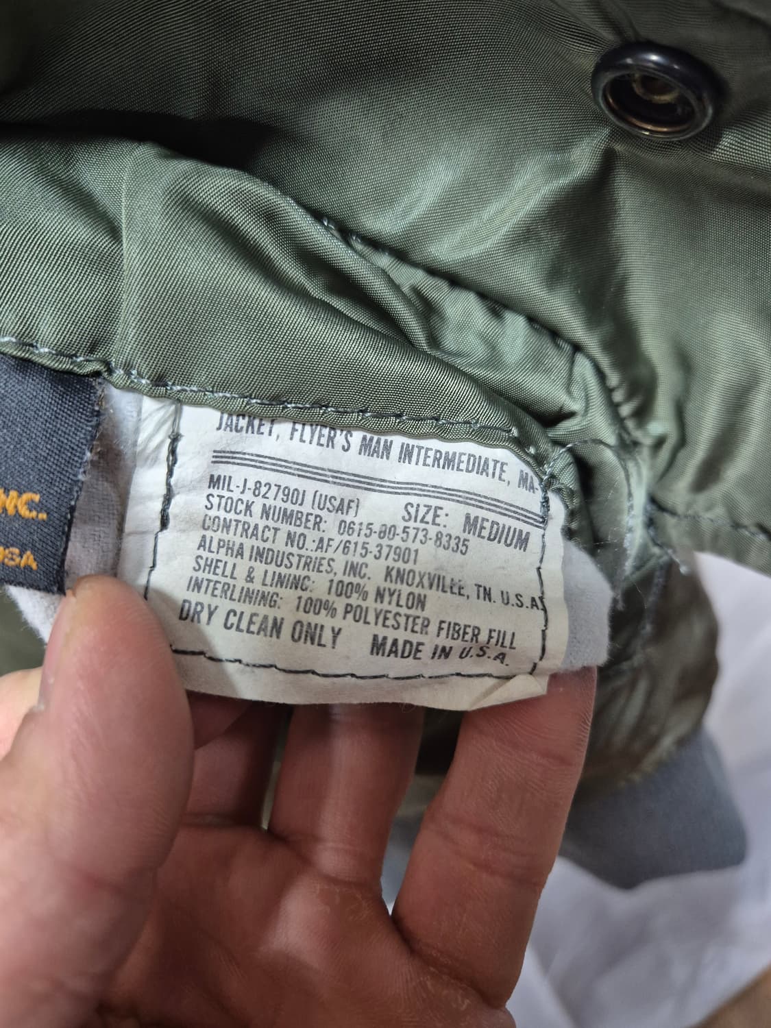 알파 ma-1 자켓  상품이미지4