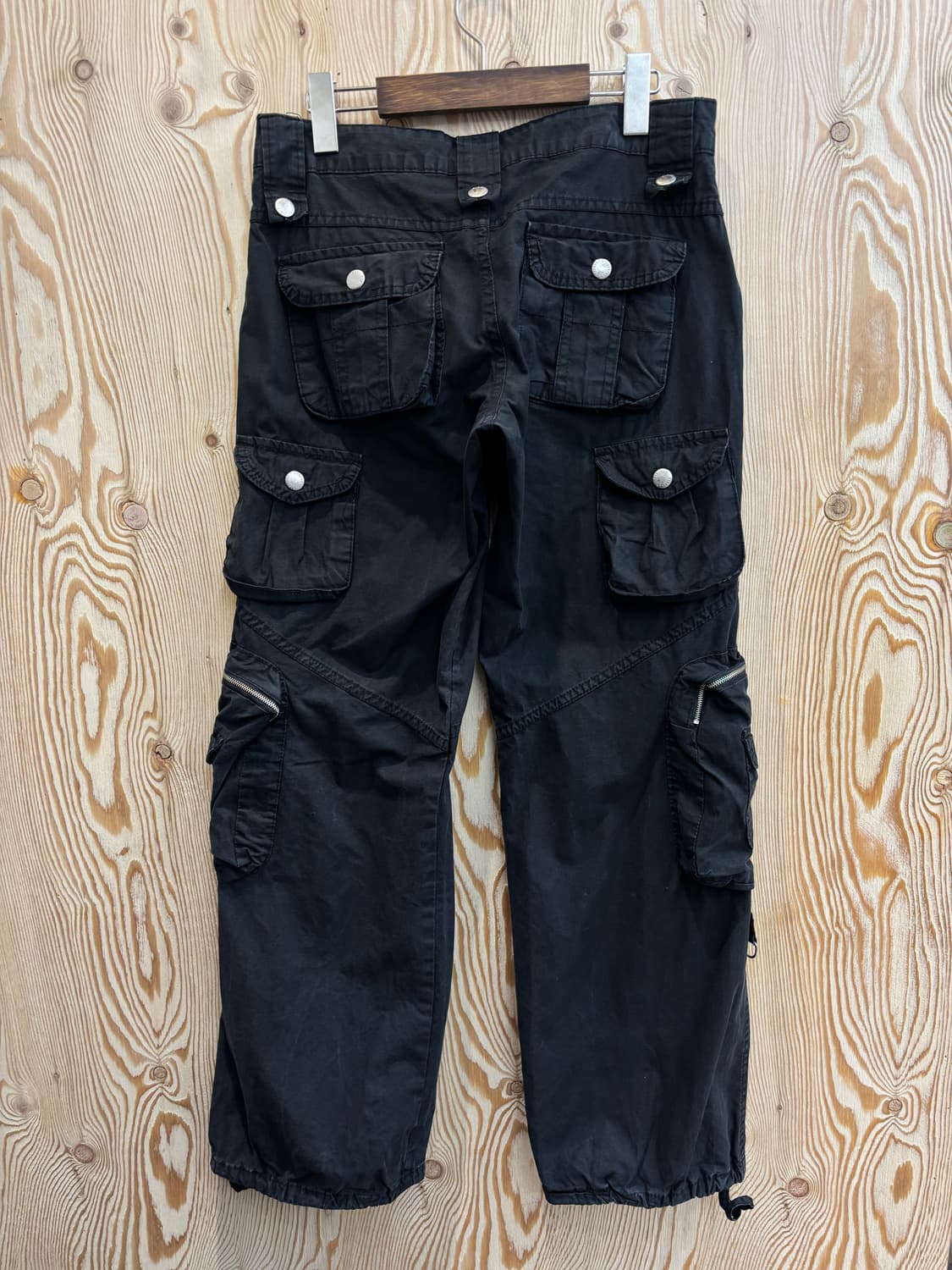 시슬리 멀티포켓 카고 팬츠 블랙 상품이미지3