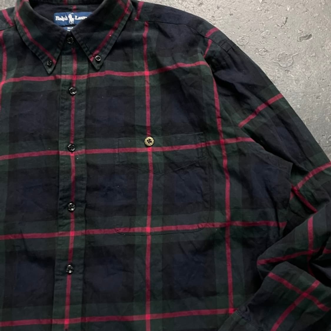 100 폴로 블레이크 체크셔츠  상품이미지2