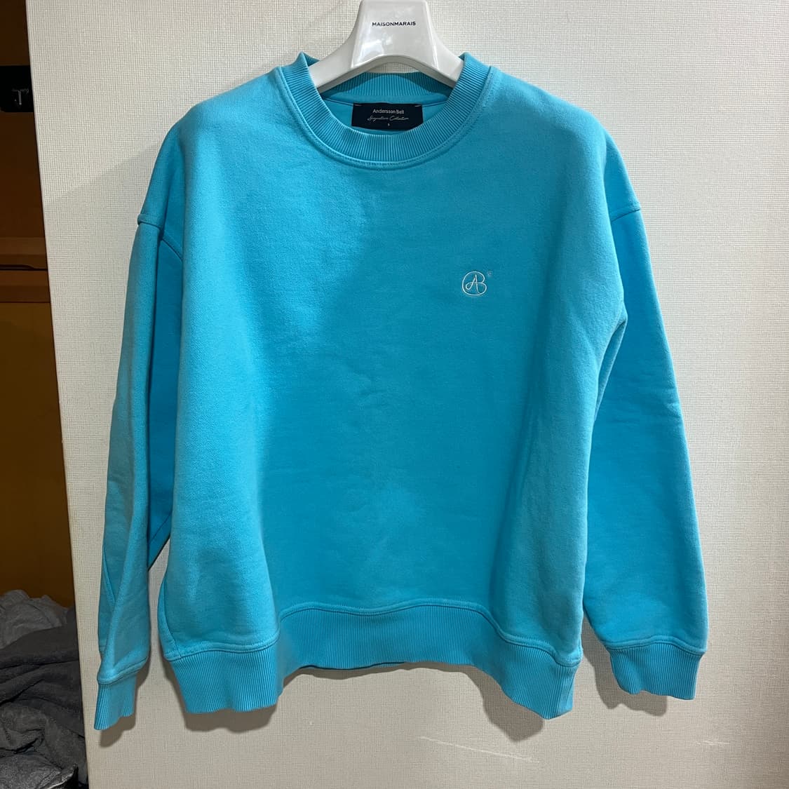 (남녀공용 S) 앤더슨벨 기모 맨투맨 상품이미지1