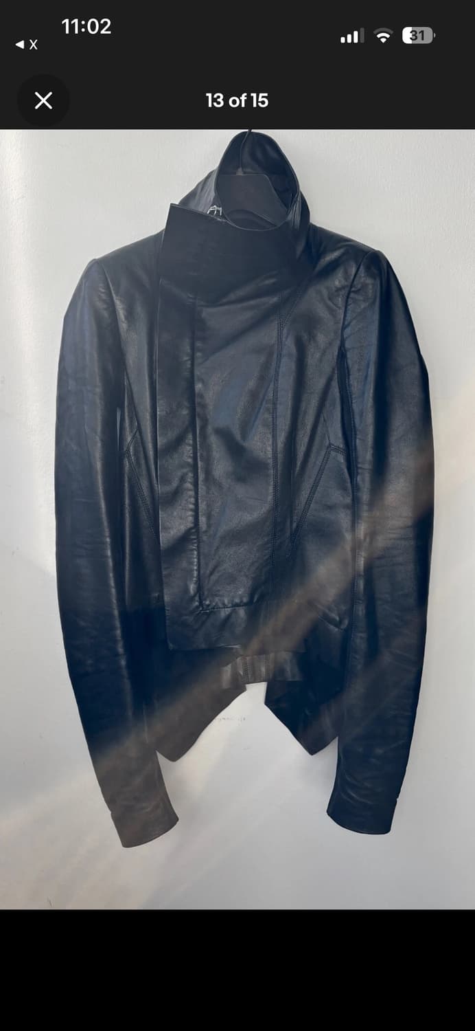 릭 오웬스 레더 자켓 구매합니다 상품이미지4