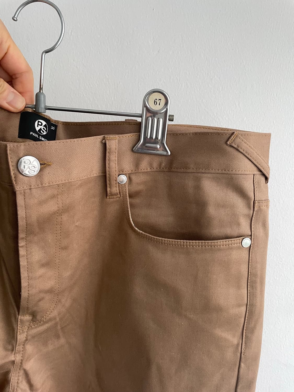 폴 스미스 테이퍼드 치노 샌드 베이지 32? 상품이미지4