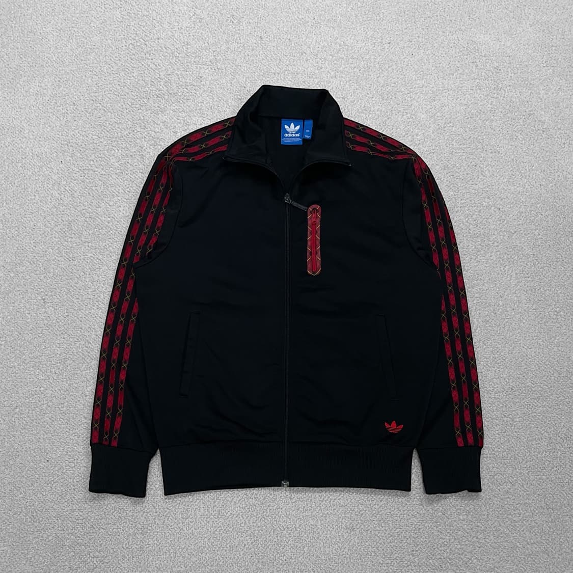 아디다스 타탄 체크 파이어버드 트랙탑 져지 상품이미지1