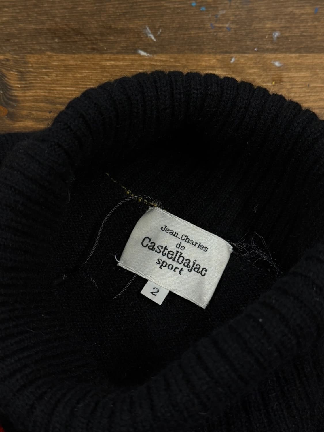 까스텔바작 그래픽 램스울 니트 105 상품이미지8