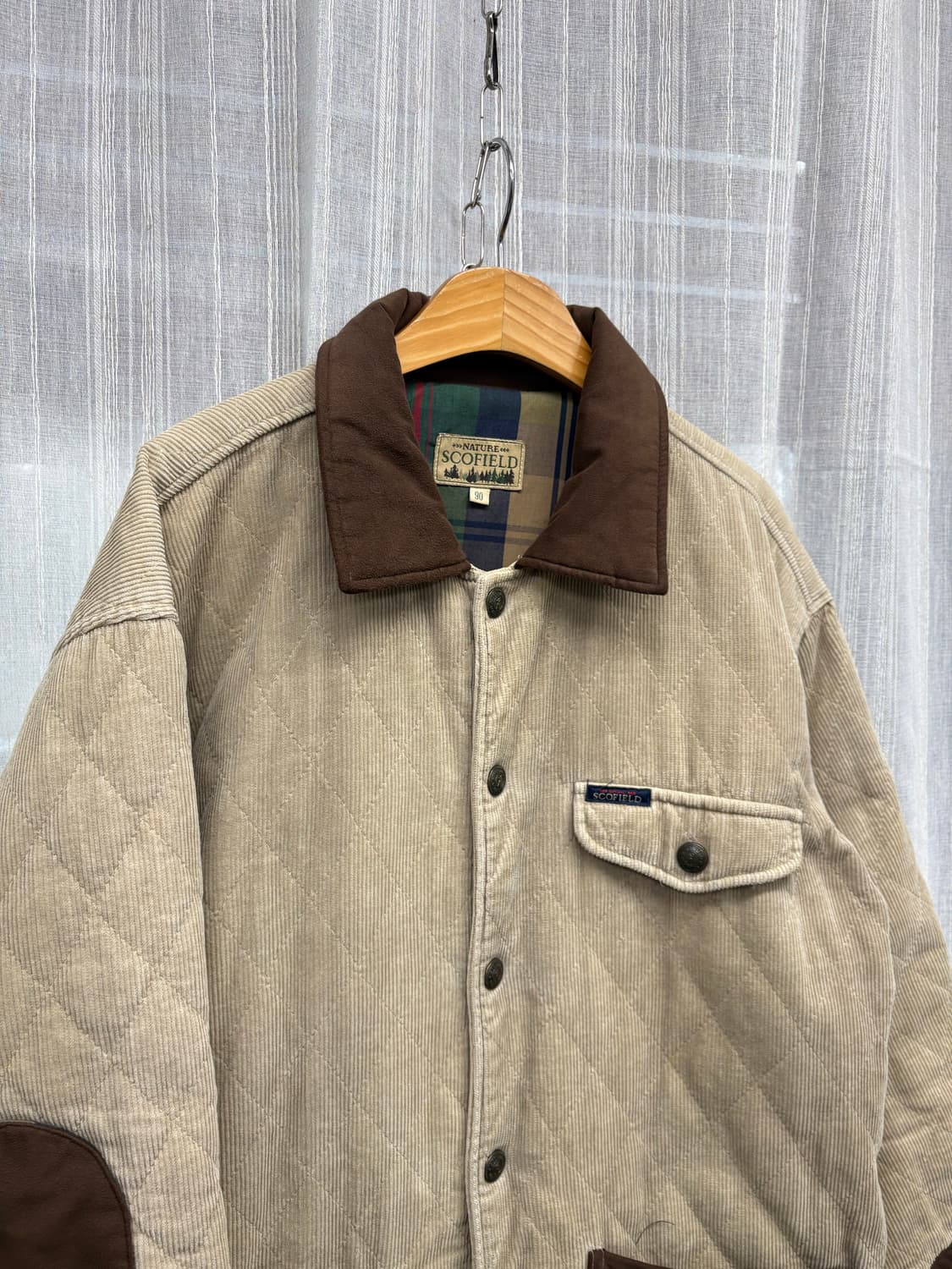 SCOFIELD 코듀로이 퀼팅 워크 자켓 상품이미지6