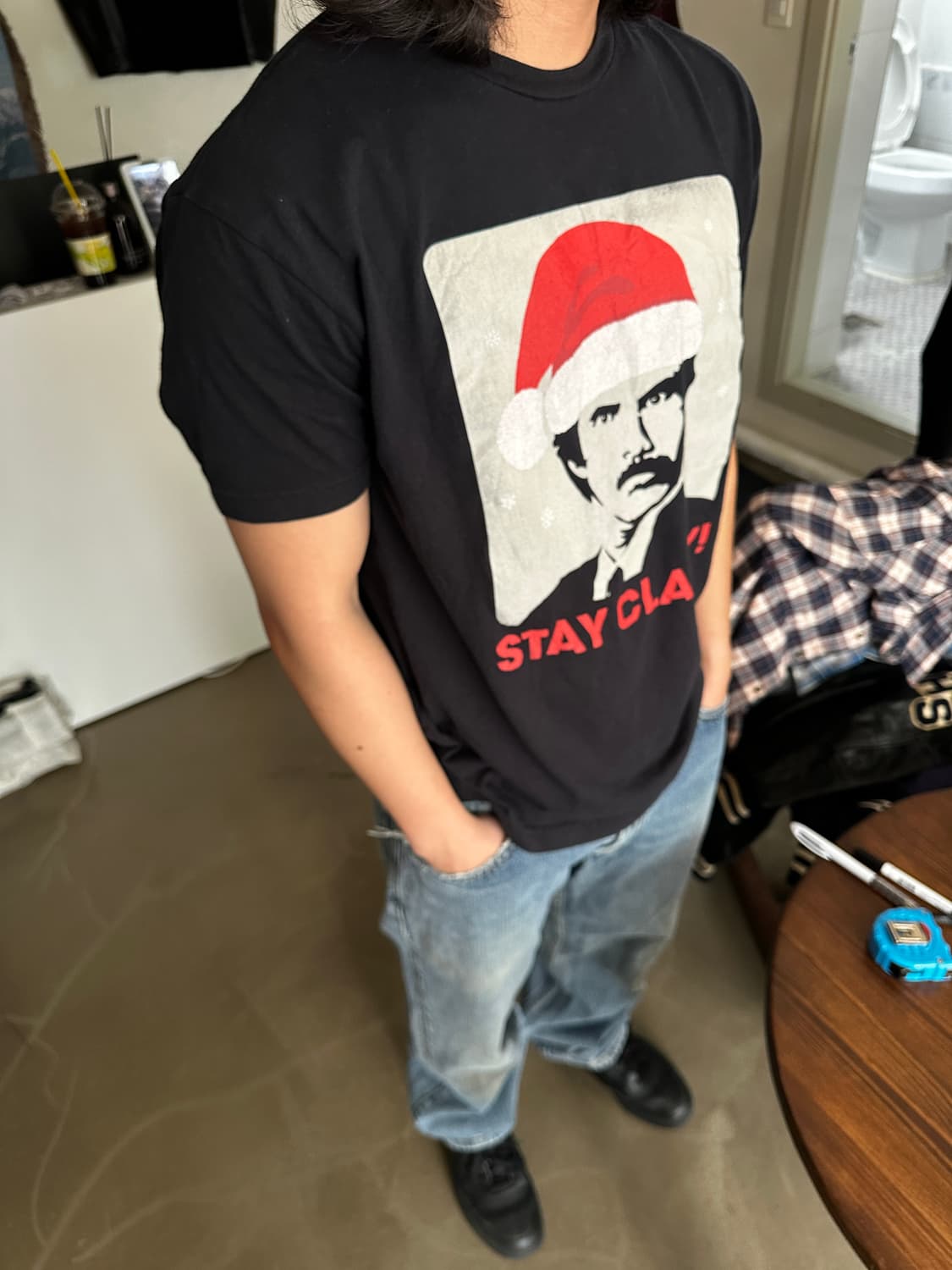 앵커맨 stay classy 그래픽 티셔츠 상품이미지3