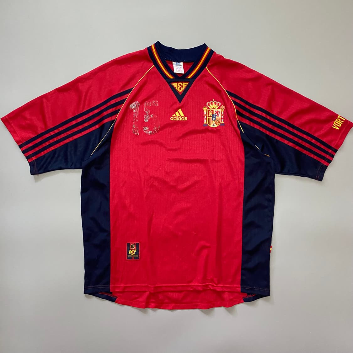 (L)아디다스 98-99 스페인 홈 축구 저지 유니폼 상품이미지1