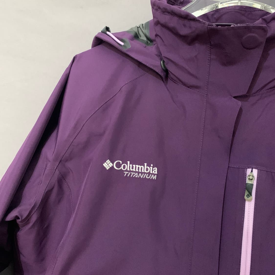 M 컬럼비아 여성 고어텍스 등산 바람막이 후드 자켓 상품이미지3