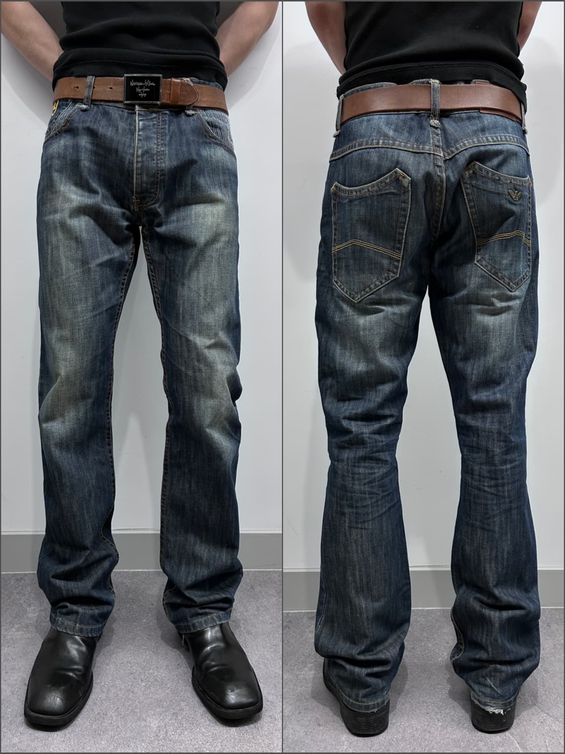 아르마니 인디고 009 시리즈 데님 팬츠 상품이미지1