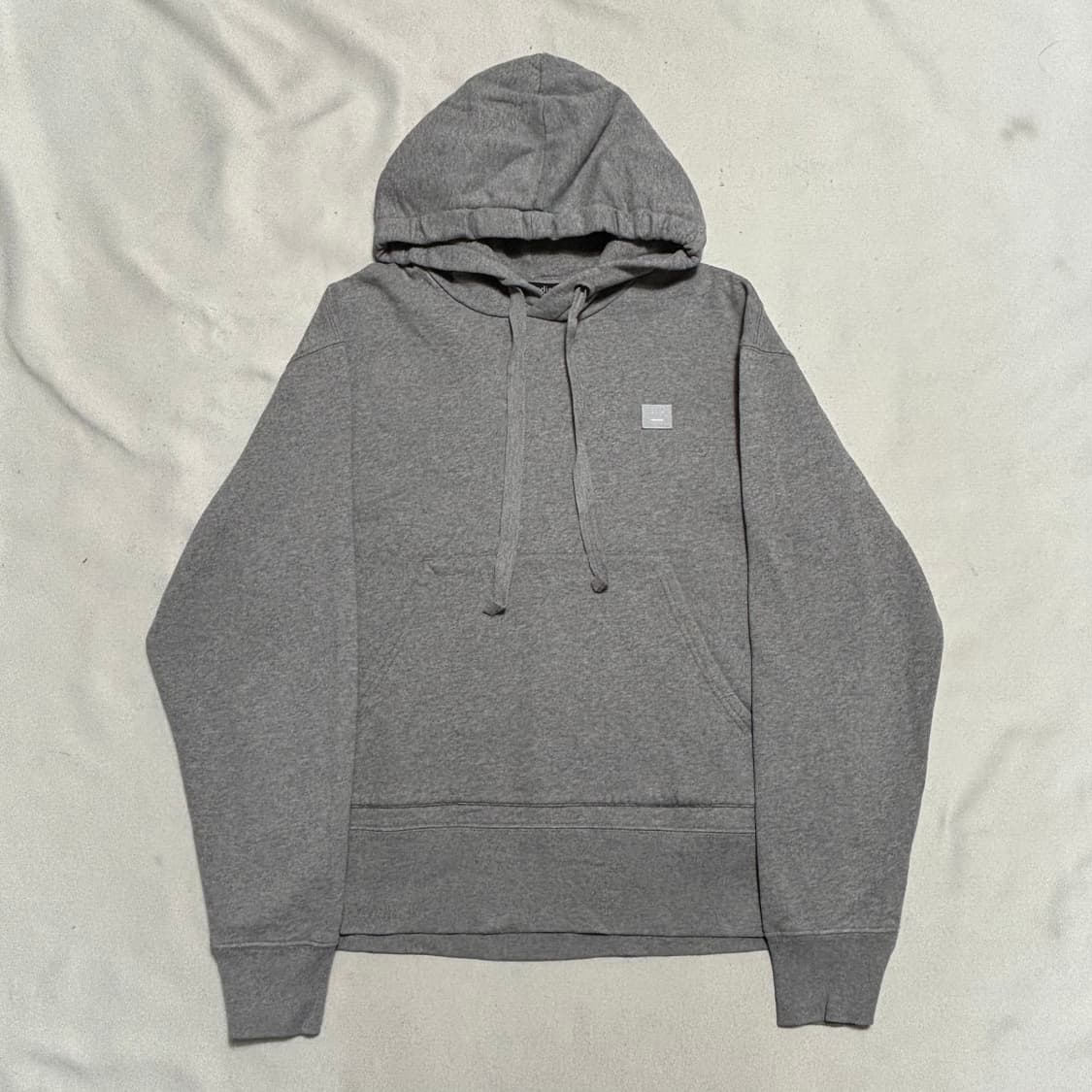 M 아크네 스튜디오 페이스 로고 그레이 후드티 상품이미지2