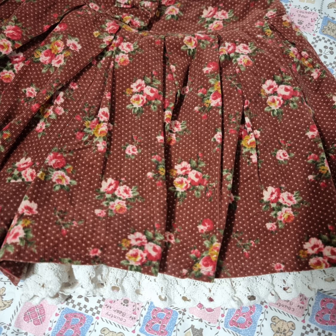 리즈리사(Liz Lisa) 초코플라워 데님 큐롯 상품이미지2