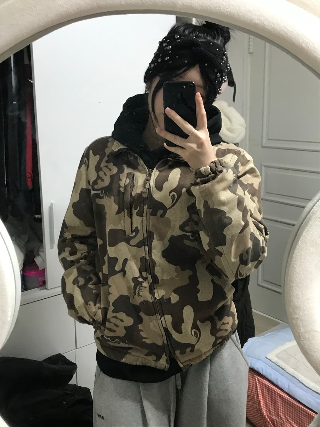 퀵실버 밀리터리 봄버자켓 상품이미지1