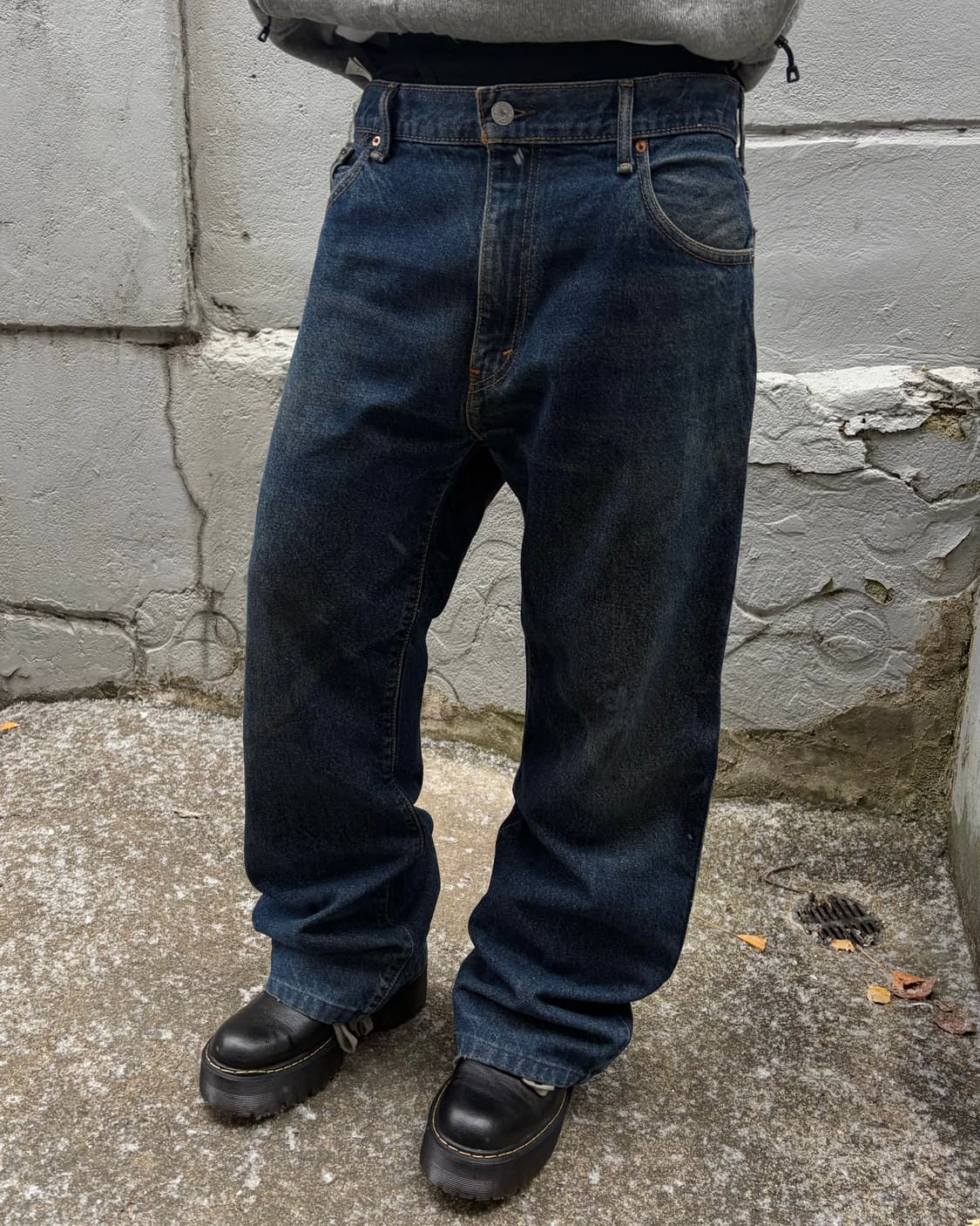 00s LEVIS 517 deep denim boots cut pants 상품이미지4
