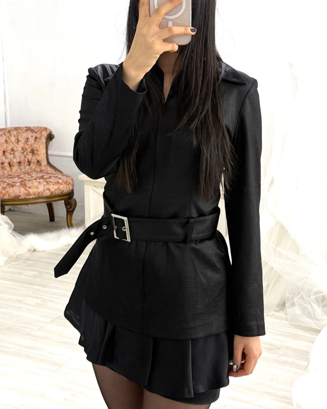 Barbie black mini skirt 상품이미지7