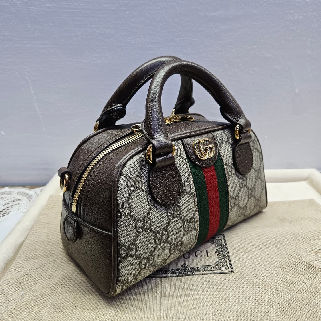 구찌 오피디아 GG 탑핸들 미니크로스 상품이미지3