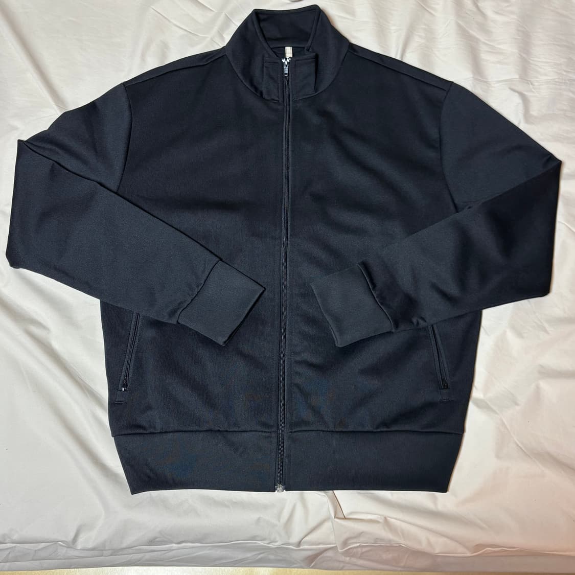 [XL] 선플라워 블랙 져지 집업 자켓 상품이미지1