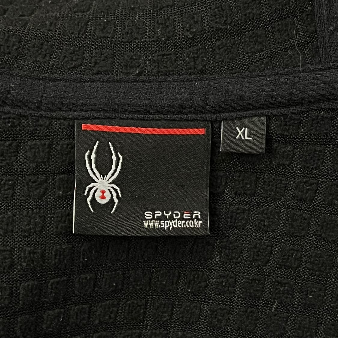[정품/XL] 스파이더 블랙 후드집업 b10 상품이미지5