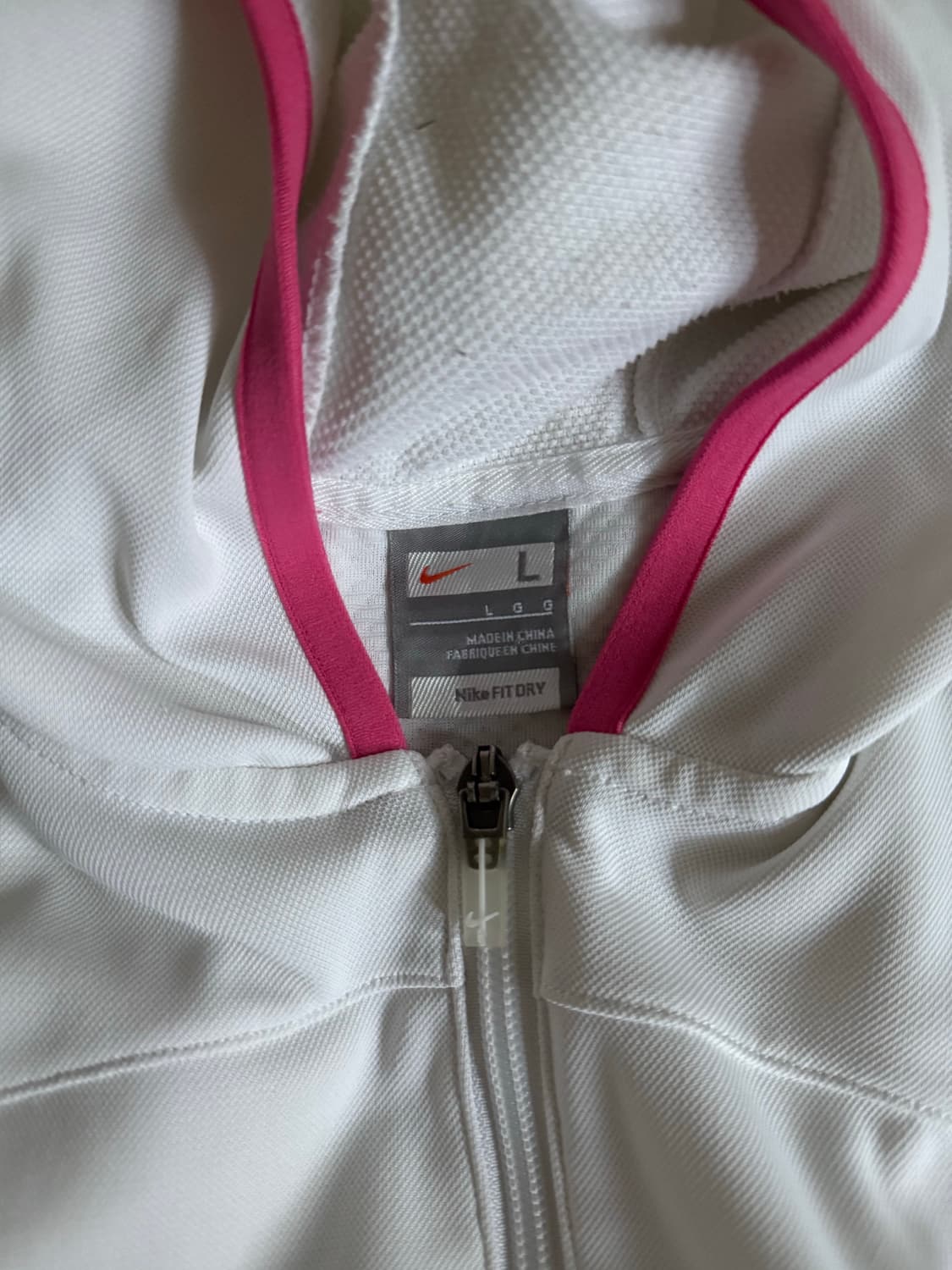 나이키 핑크 스우시 매쉬 후드집업 L  상품이미지4