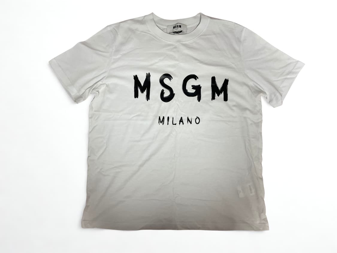 MSGM 밀라노 로고 반팔 티셔츠 L 상품이미지1