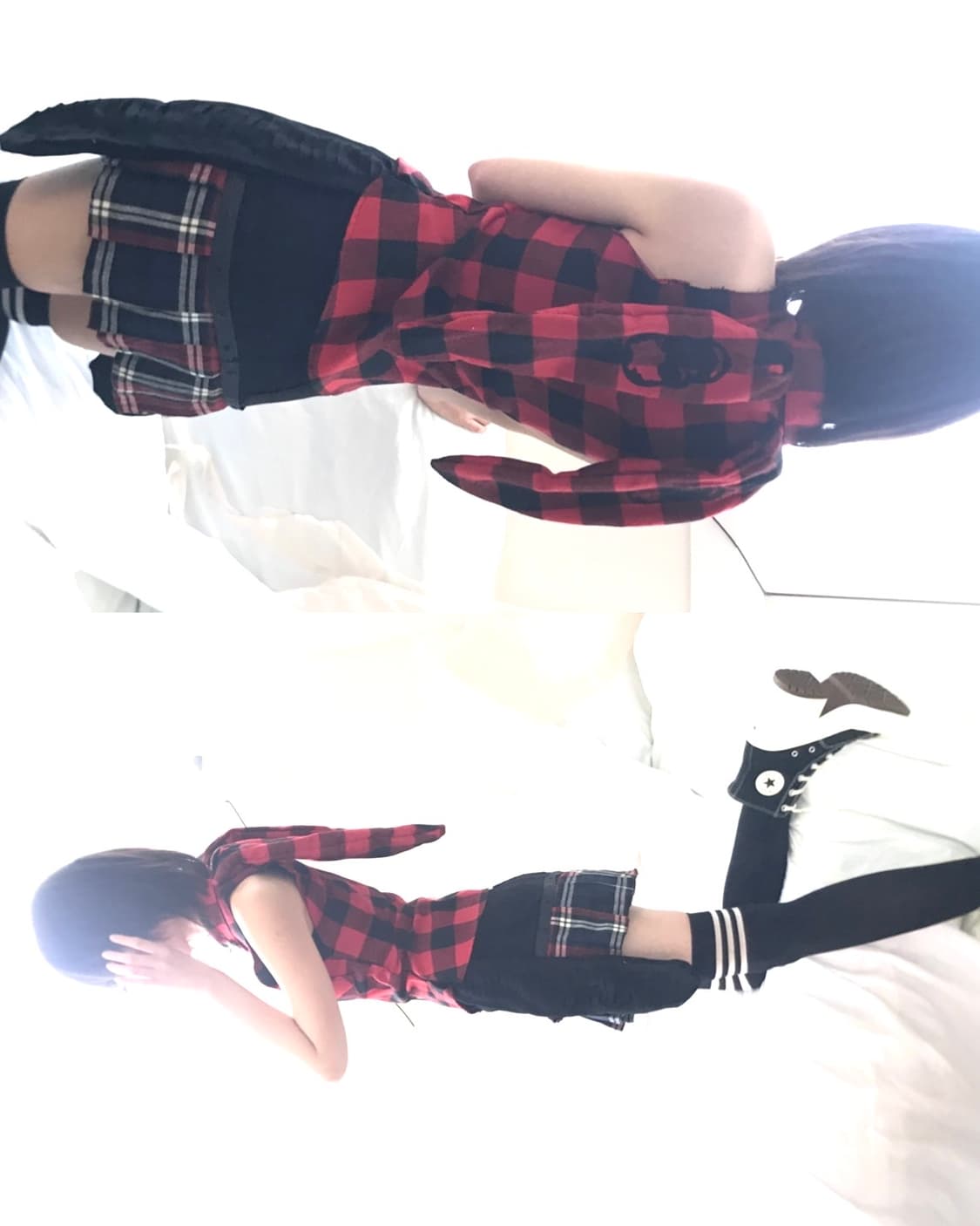 Red school punk B-ear set 🏫🎸 상품이미지10