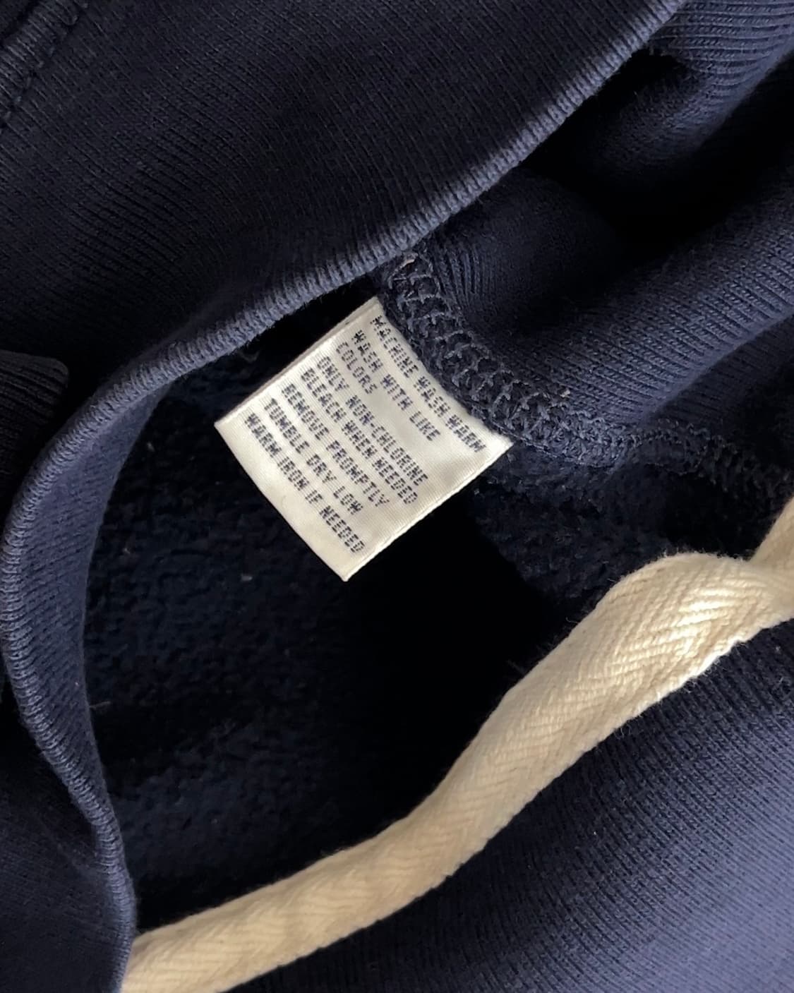 폴로 랄프로렌 써멀 네이비 후드집업 S 상품이미지4